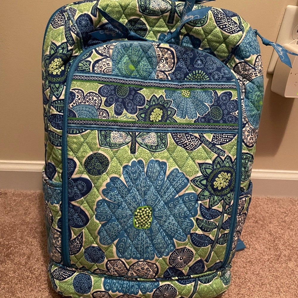 Vera Bradley Doodle Daisy Laptop Backpack